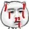 猫脸全脸流血表情