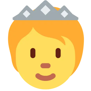 Person with crown