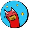 红色小猫摇脑袋