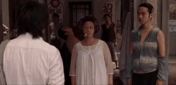 周星驰骂包租婆：哦肥婆！肥婆搞笑动态表情包