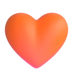 Orange heart