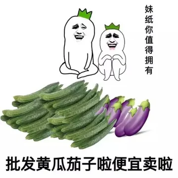批发黄瓜茄子啦便宜卖啦 妹纸你值得拥有