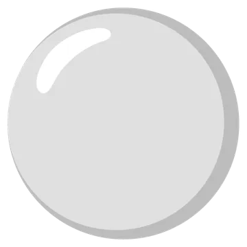 White circle