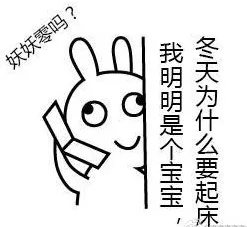妖妖零吗？我明明是个宝宝 冬天为什么要起床