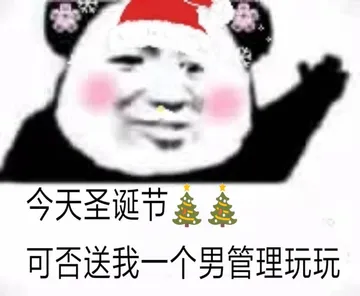 今天圣诞节.可否送我一个男管理玩玩