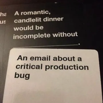 Candlelit Dinner Is Need Email Bug