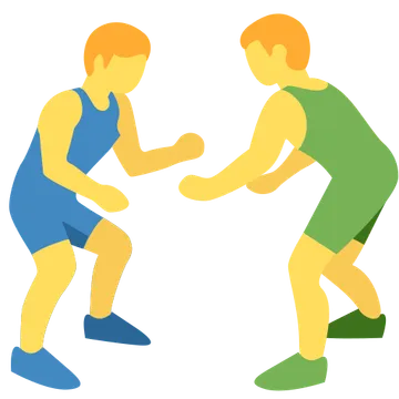 Men wrestling