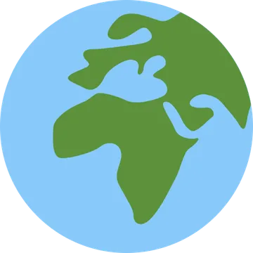 Globe showing Europe-Africa