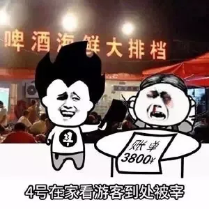 4号在家看游客到处被宰