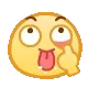做鬼脸 小黄脸gif表情包