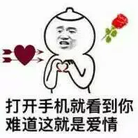 打开手机就看到你难道这就是爱情