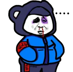 双手叉口袋（被打版）