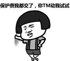 保护费我都交了，你TM动我试试