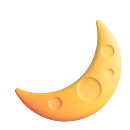 Crescent moon