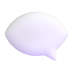 Left speech bubble