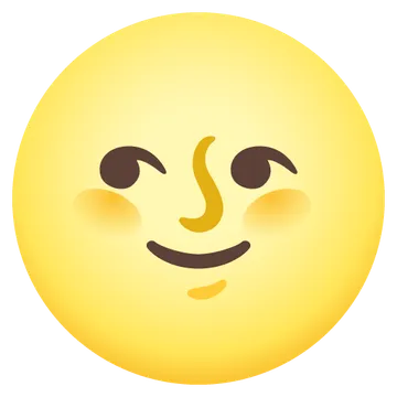 Full moon face