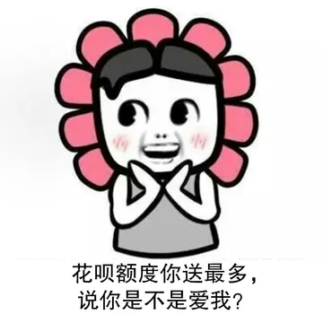 花呗额度你送最多，说你是不是爱我？