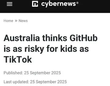 Australia Thinks GitHub Is As Risky For Kids As TikTok