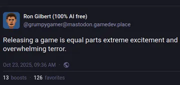 Releasing A Game: Extreme Excitement And Overwhelming Terror