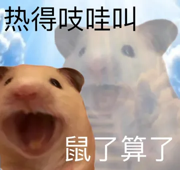 热得吱哇叫鼠了算了