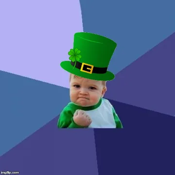 Saint Patrick's Success Kid