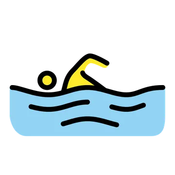 Person swimming