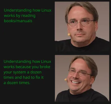 Learning Linux: Theory vs. Catastrophic Practice