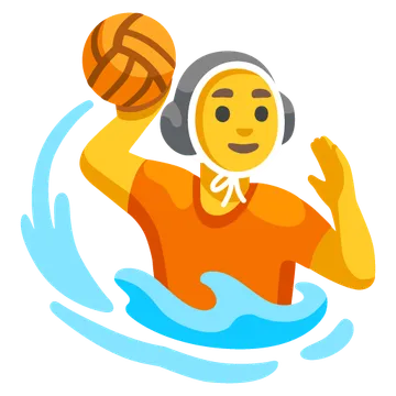 Person playing water polo