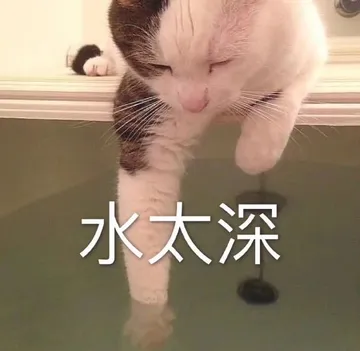水太深(猫咪表情包)