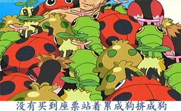 没有买到座票站着累成狗挤成狗
