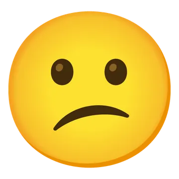 Confused face