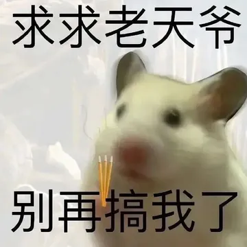 求求老天爷别再搞我了