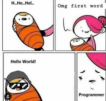 Baby's First Line Of Code