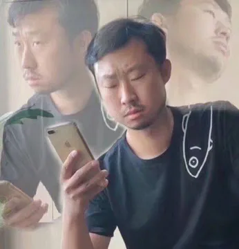 看手机（藏狐小亮表情包）