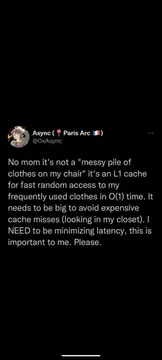 The L1 Cache Chair: Optimized Clothing Access