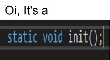 When you ask your british friend what that unmoving black thing is