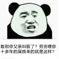 敢和你父亲叫板了