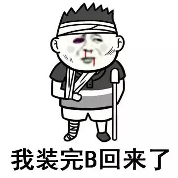 我装完B回来 了（全身被打残疾了）