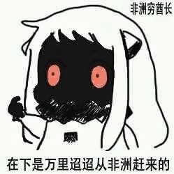 非洲穷酋长.在下是万里迢迢从非洲赶来的