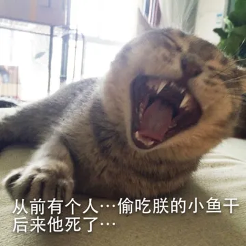 从前有个人，偷吃朕的小鱼干后来他死了