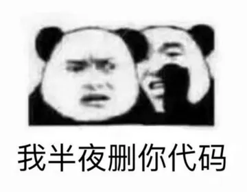我半夜删你代码
