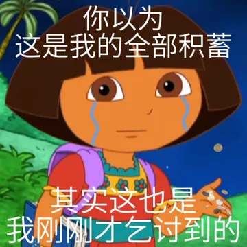 你以为这是我的全部积蓄其实这也是我刚刚才乞讨到的