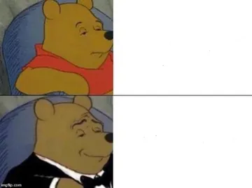 Classy Pooh Bear