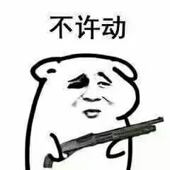 不许动