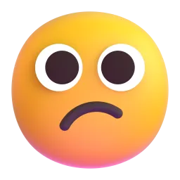 Confused face