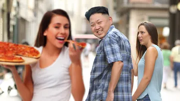 Distracted Kim Jong Un