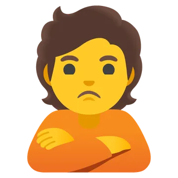 Person pouting
