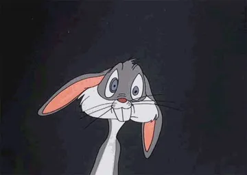 bugs bunny crazy face