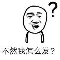 不然我怎么发?