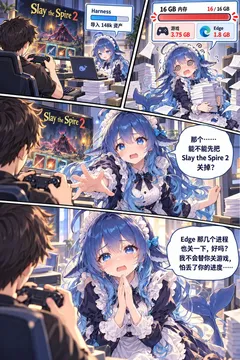 内存不够啦 DeepSeek娘
